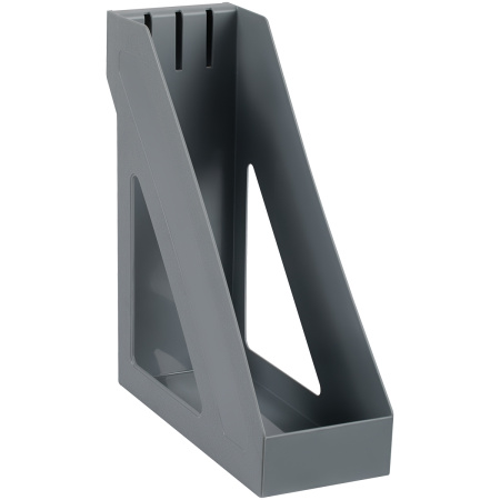 Лоток вертик 100мм Базис серый