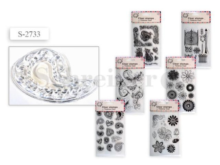 Игра Штампики силиконовые для творчества 11*19,5см, ассорти