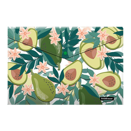 Папка-конверт кнопка А4 Avocado Dusk