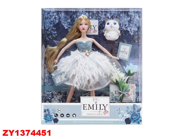 Кукла тип Модель 32см, коробка  QJ126