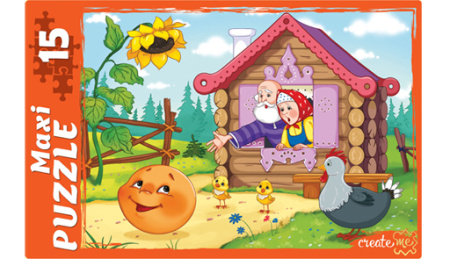Пазлы 15 эл MAXI Колобок