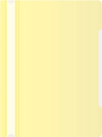 Скоросшиватель пласт.проз.верх  жёлтый пастель