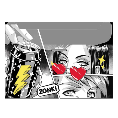 Папка-конверт А4 Герои аниме комикс