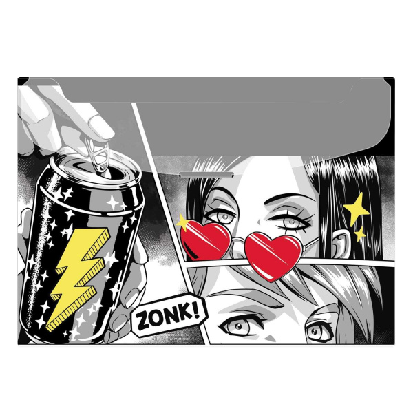 Папка-конверт А4 Герои аниме комикс