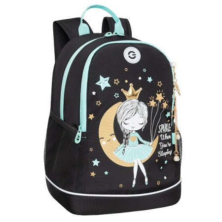 Рюкзак Принцесса черный - мятный