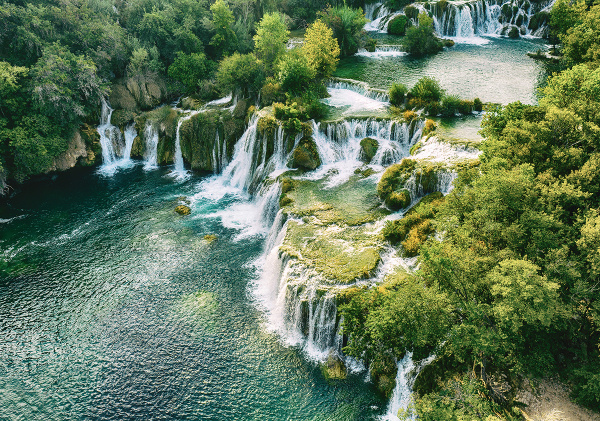 Пазлы 1000 эл Плитвицкие озера. Хорватия