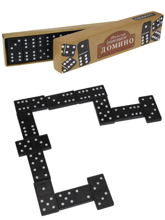 Домино дерево, в коробке