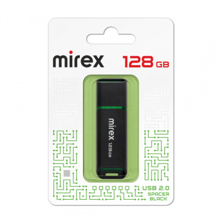 Флэшка128Gb Spacer чёрный