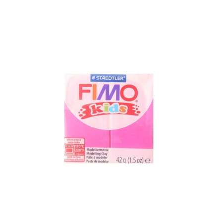 Глина полимерная STAEDTLER FIMO kids розовая, 42гр