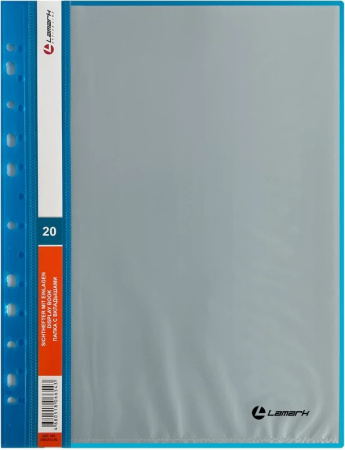 Папка 20 вклад Синяя, внешняя перфорация