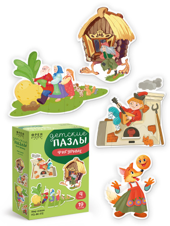 Пазлы Макси Мир сказок, 19эл