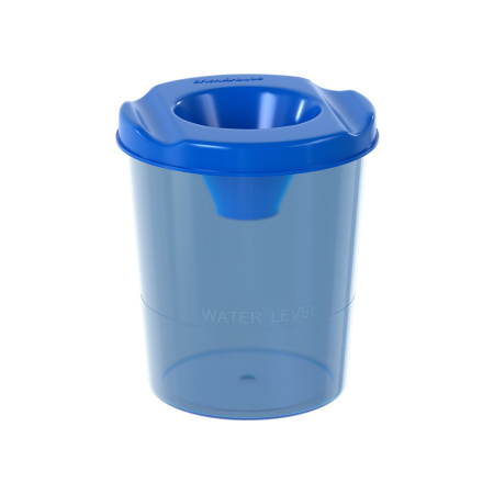 Стакан -  непроливайка  Vivid синий тонированный