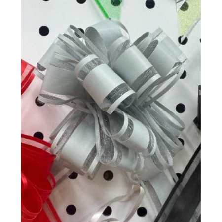 Бант упаковочный 30мм Шар серый