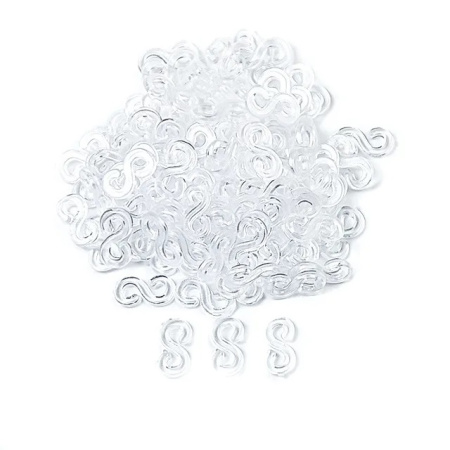 Крепления S-образные для плетения браслетов