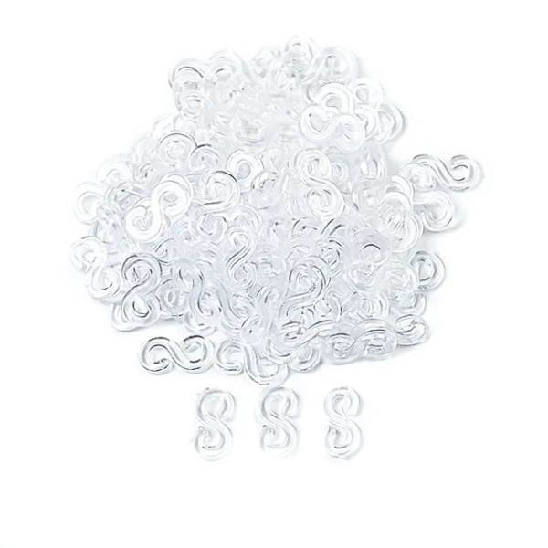 Крепления S-образные для плетения браслетов