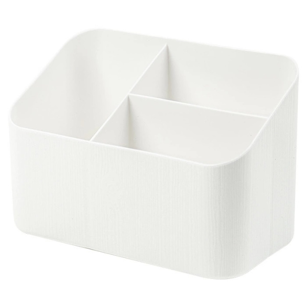 Подставка /канц.принадл. 3 секции Белый