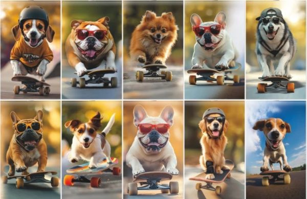 Блокнот А6  30л На скейтах