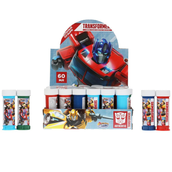 Мыльные пузыри  50 мл Играем вместе. Трансформеры