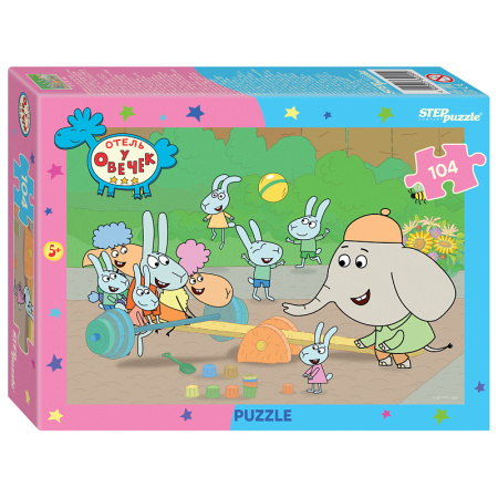 Пазлы 104 эл Отель у Овечек