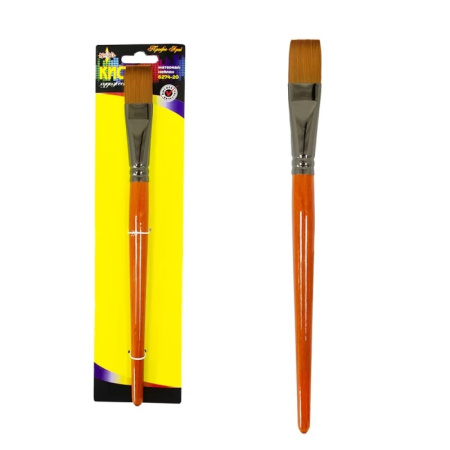 Кисть синтетика (нейлон) №20 плоская