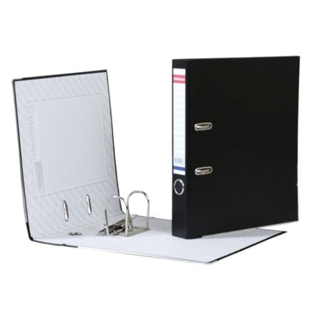 Регистратор 50мм черный Стандарт  мет.уголки