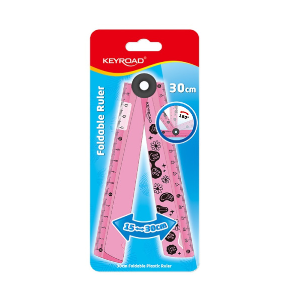 Линейка пластик складная 15-30см