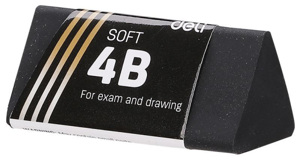 Ластик Scribe Infinite треугольный черный АКЦИЯ