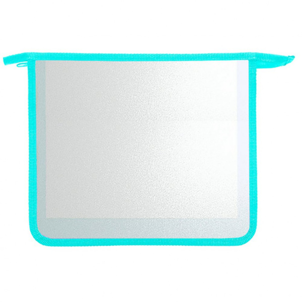 Папка д/тетр  А5  на молнии  "офис" Мятная