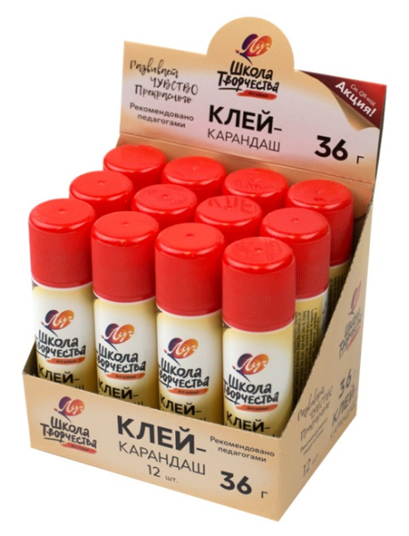 Клей-карандаш Школа творчества 36г