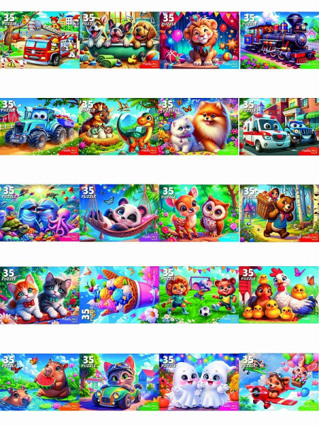 Пазлы 35 эл Милые картинки