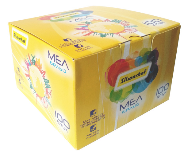 Мел белый 100шт/уп Солнечная коллекция АКЦИЯ