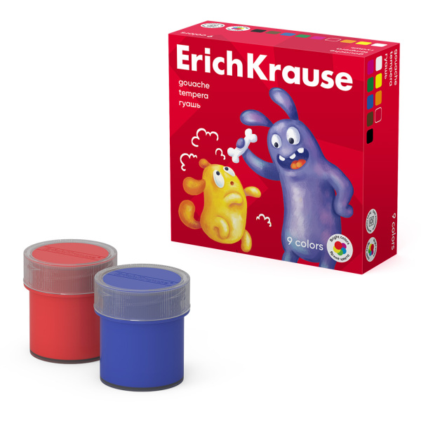 Гуашь Jolly Friends  9цв. 20мл