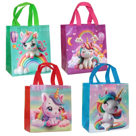 Сумка-шоппер 22*23см Единорог