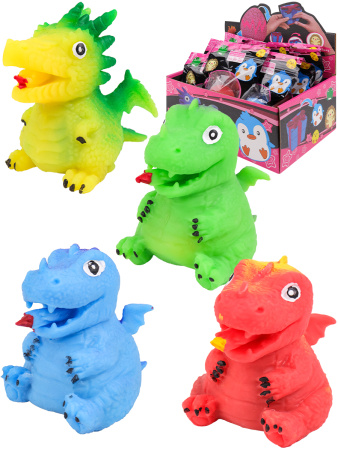 Мялка-антистресс Драконы  12*4 см Вывернушка АКЦИЯ