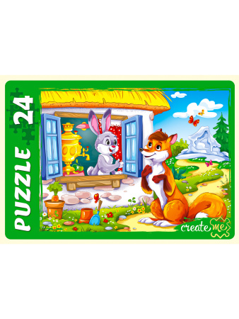 Пазлы 24 эл MAXI Заюшкина избушка