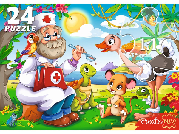 Пазлы 24 эл MAXI Сказка №80