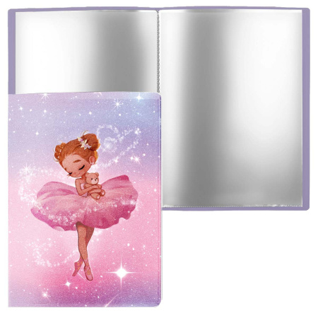 Папка 20 вклад Small ballerina, искрящ. фактур