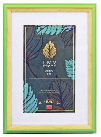 Ф/рамка пластик 21х30 Фиеста зелёный лайм