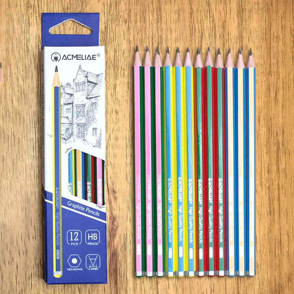 Карандаш ч/гр  Acmeliae НВ, шестигранный двухцвет. корпус