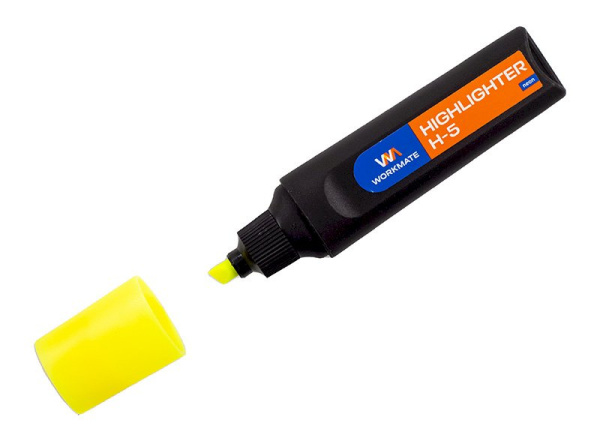 Маркер  текст желтый H-5