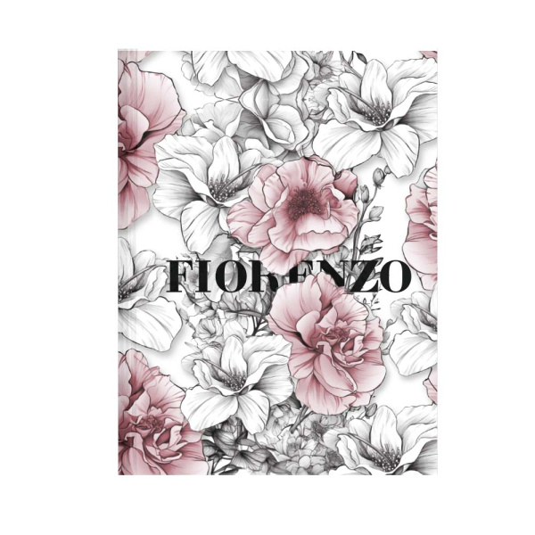 Ежедневник А5 7Бц Цветочный шик,  80л