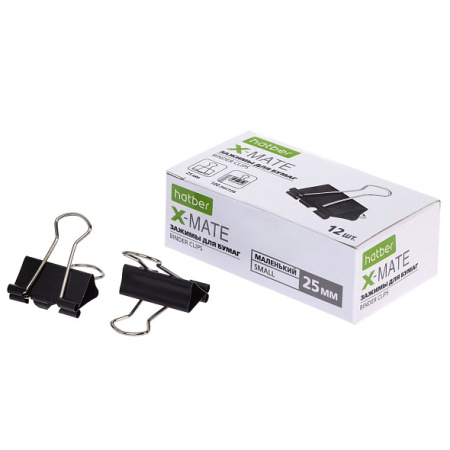 Зажим д/бумаг 25мм X-Mate
