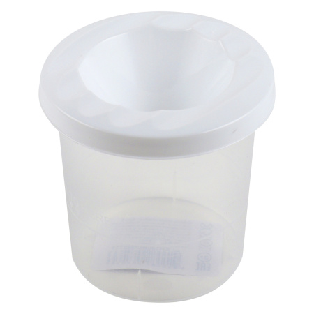 Стакан  - непроливайка Белый (прозрач.)