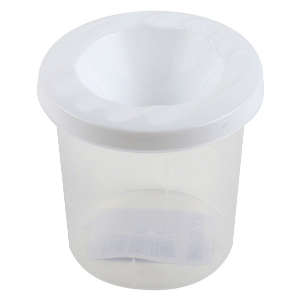 Стакан  - непроливайка Белый (прозрач.)