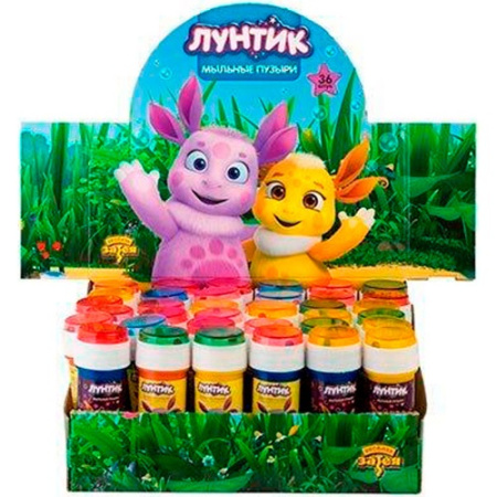Мыльные пузыри  60 мл Лунтик