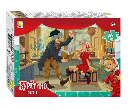 Пазлы 104 эл Буратино
