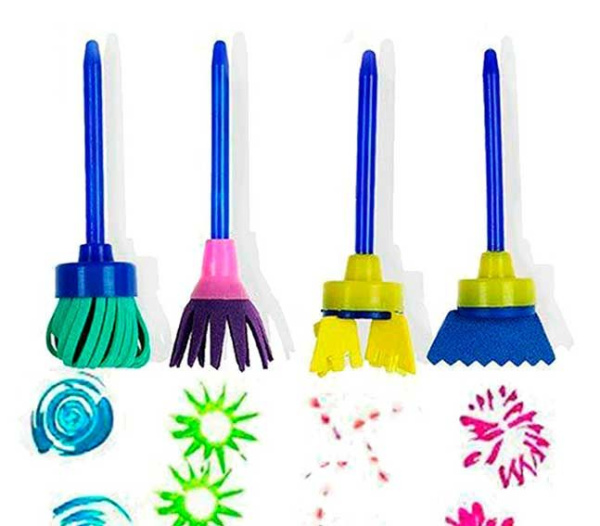 Кисти н-р  4шт из EVA $