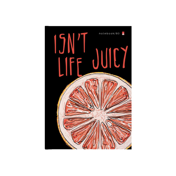 Бизнес-блокнот А5  80л 7Бц Juicy Life АКЦИЯ