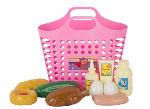 Игровой набор "Продуктовая корзинка" 12 предм.
