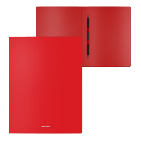 Папка с пруж.скоросш. Matt Classic, красная